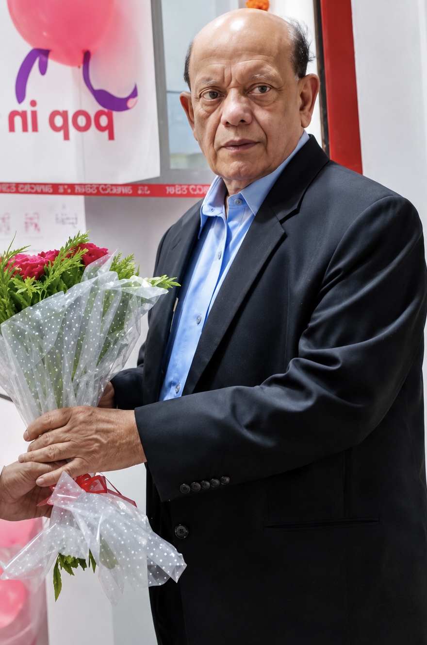 Shri Surender Sharma inaugurating Naveen & Company — NumberMyChoice